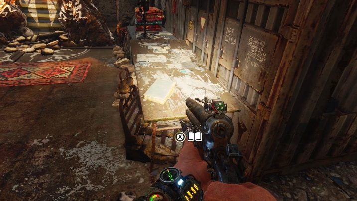 Location: This diary is inside the rusted shipwreck - Metro Exodus: Diaries and postcards in The Caspian Sea - collectibles - Diaries and postcards - Metro Exodus Guide