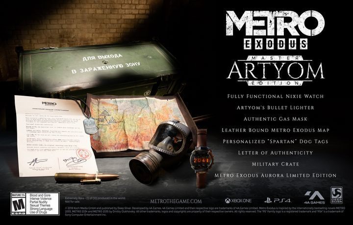 Priced at - $59 - Metro Exodus Guide