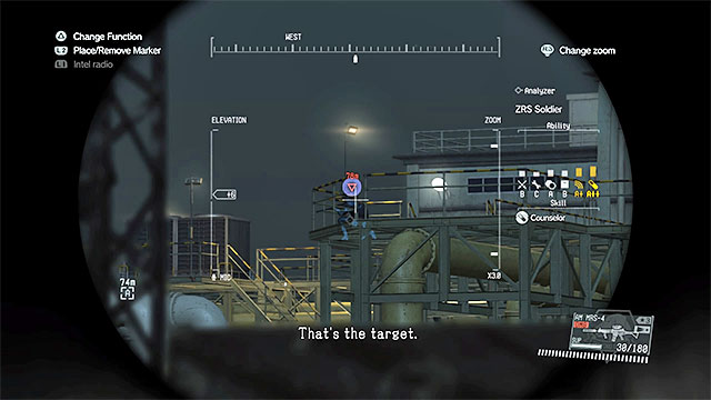 Description: It is best to reach Mfinda Oilfield from the east - Side-Ops missions walkthroughs (101-110) - Side-Ops - Metal Gear Solid V: The Phantom Pain Game Guide & Walkthrough