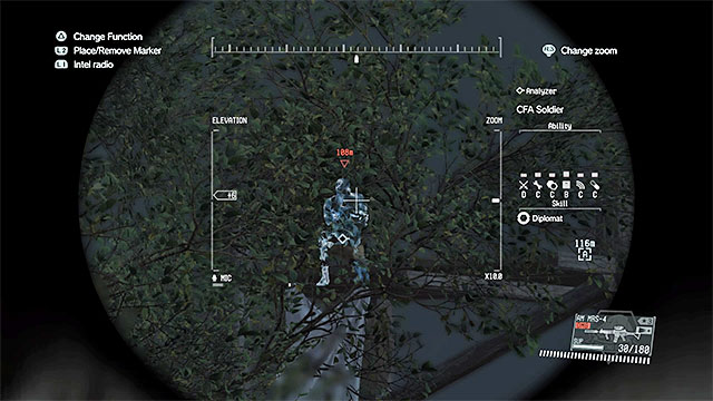 Get rid of the snipers quickly. - Side-Ops missions walkthroughs (101-110) - Side-Ops - Metal Gear Solid V: The Phantom Pain Game Guide & Walkthrough