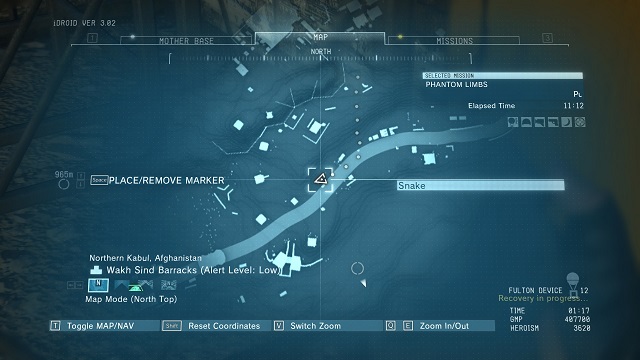 The location of the diamond - Rough Diamonds in Wakh Sind Barracks (Afghanistan) - Rough Diamonds - Metal Gear Solid V: The Phantom Pain Game Guide & Walkthrough