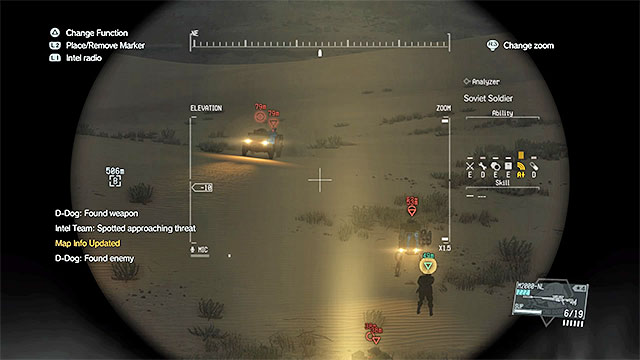 The jeep when heading for the CIA agent. - Remaining To Know Too Much - secondary mission objectives | Walkthrough - Mission 32 - To Know Too Much - Metal Gear Solid V: The Phantom Pain Game Guide & Walkthrough