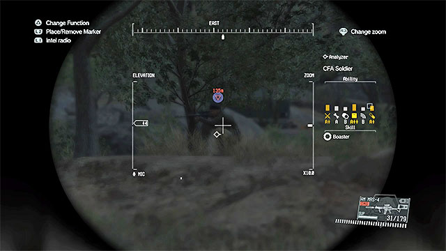 One of the snipers - deal with them before you head towards APCs. - Side-Ops missions walkthroughs (91-100) - Side-Ops - Metal Gear Solid V: The Phantom Pain Game Guide & Walkthrough