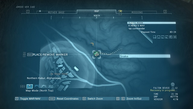 The location of the diamond - Rough Diamonds in Shago Village (Afghanistan) - Rough Diamonds - Metal Gear Solid V: The Phantom Pain Game Guide & Walkthrough