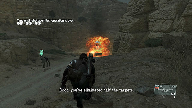 The northern road is a good place for preparing ambushes. - Eliminating the APCs | Walkthrough - Mission 9 - Backup, Back Down - Metal Gear Solid V: The Phantom Pain Game Guide & Walkthrough