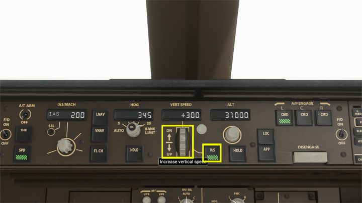 There are big differences when ascending or descending to the programmed altitude - Microsoft Flight Simulator: Autopilot in a passenger aircraft - Passenger aircraft - Microsoft Flight Simulator 2020 Guide