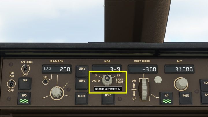 The switch thats not on the Airbus is Bank Limit - Microsoft Flight Simulator: Autopilot in a passenger aircraft - Passenger aircraft - Microsoft Flight Simulator 2020 Guide