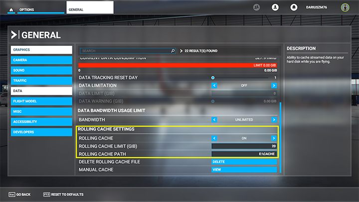 Under the rather enigmatic name of Manual Cache, there is an option to select any location, like on a map in a browser, and download it one time to the disk, so that the game can always access its data, without downloading it from the network - Microsoft Flight Simulator: Rolling Cache - Appendix - Microsoft Flight Simulator 2020 Guide