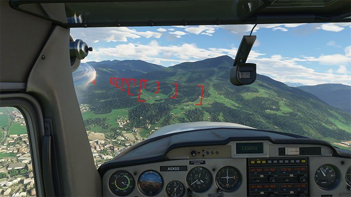 2 - Red gate color means you are too low, too high or flying too fast - Microsoft Flight Simulator: Landing - Flying school - Microsoft Flight Simulator 2020 Guide