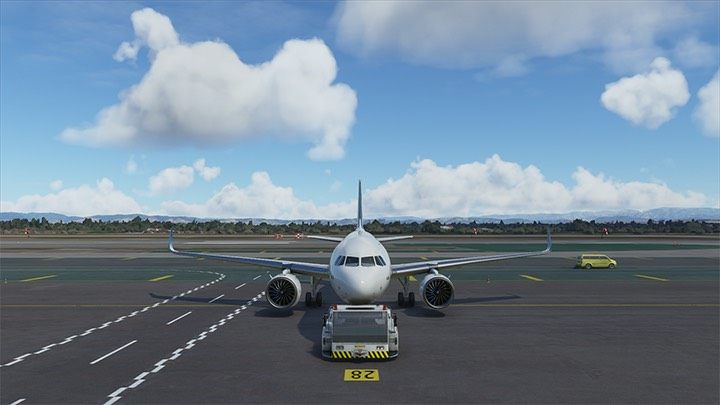 Auf kleinen Flughäfen und bei kleinen Flugzeugen wird der Schlepper etwas bescheidener ausfallen – Microsoft Flight Simulator: Ground Services – Basics – Microsoft Flight Simulator 2020 Guide