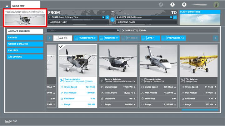 Wenn die Route fertig ist, wählen Sie „Fliegen“ – Microsoft Flight Simulator: Einsteigerhandbuch – Wie fange ich mit dem Fliegen an?  Tipps – Grundlagen – Microsoft Flight Simulator 2020-Handbuch