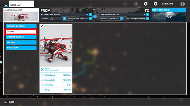 The Weight & balance tab allows you to adjust the amount of fuel and the weight of your luggage on board, which can affect the range and stability of the flying machine - Microsoft Flight Simulator: Game modes - Basics - Microsoft Flight Simulator 2020 Guide