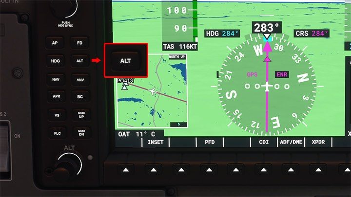Even before take-off, you can set the target cruising altitude or intermediate altitude for one of the navigation points to enable steady ascent as quickly as possible - Microsoft Flight Simulator: Autopilot - how to operate it? - Advanced Flying - Microsoft Flight Simulator 2020 Guide