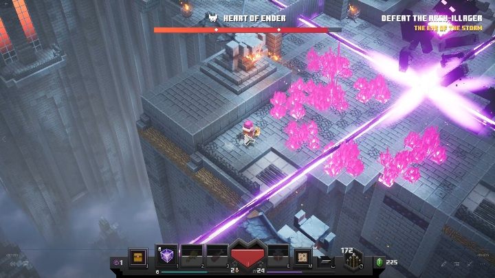Der nächste Angriff sind die violetten Strahlen – Minecraft Dungeons: Komplettlösung für Arch-Illager-Bosskämpfe – Bosse – Minecraft Dungeons Guide
