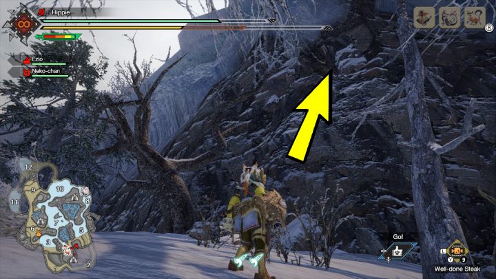 The third Old Message is located in area 4 - Monster Hunter Rise: Old Messages - Frost Islands, collectibles, map - Frosty Islands - Monster Hunter Rise Guide