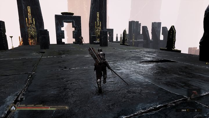 There you will encounter more opponents with halberds and two swords - Mortal Shell: Seat of Infinity walkthrough - Walkthrough - Mortal Shell Guide, Walkthrough
