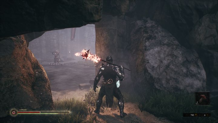 Watch out at the very end, or the beginning of the location - you will encounter another Blazing Herald - Mortal Shell: Shrine of Ash walkthrough - Walkthrough - Mortal Shell Guide, Walkthrough