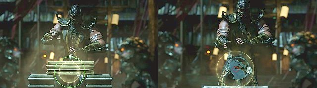If you compare the first obstacle (on the left) with the last one (on the right) you note the changing difficulty - Towers - Mortal Kombat X - Game Guide and Walkthrough