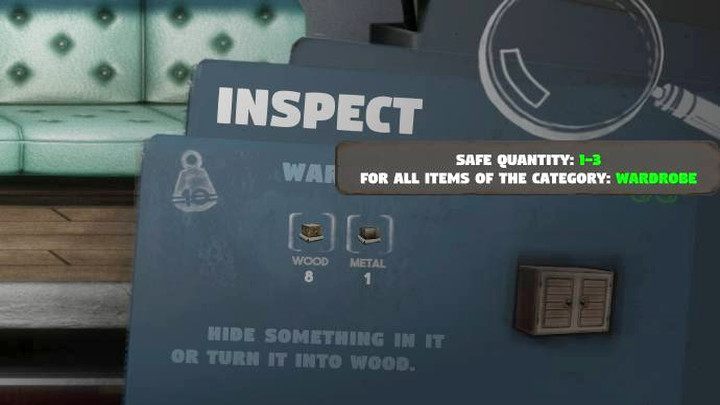 You can check the legality and possible quantity of the goods by clicking on it and selecting the "Examine" option - Mr. Prepper: Agents inspections - Basics - Mr Prepper Guide