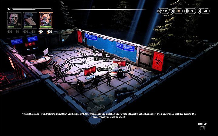 Location: Eden - Notes in Mutant Year Zero Road to Eden - Secrets - Mutant Year Zero Road to Eden Guide