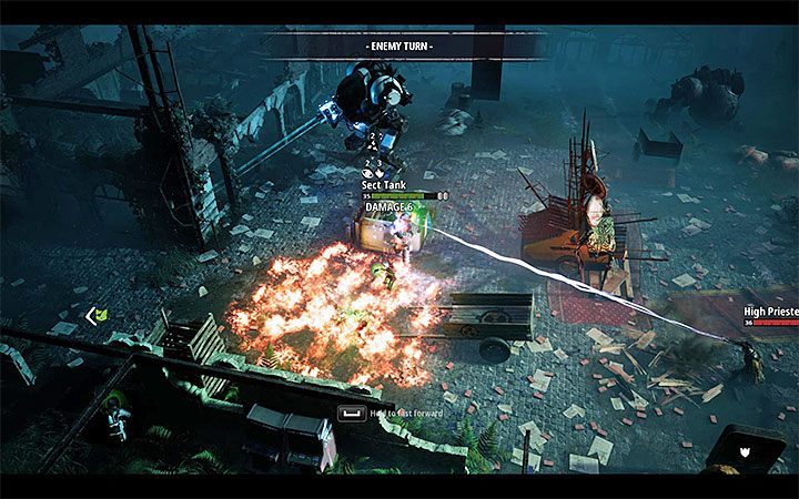 In this battle, the most serious opponent to defeat is the final boss - the High Priest of Plutonia - The Sealed Gate | Mutant Year Zero Road to Eden World Atlas - World Atlas - Mutant Year Zero Road to Eden Guide