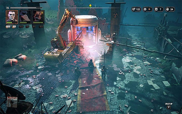 After winning the second battle, you can optionally explore the area to the right - The Sealed Gate | Mutant Year Zero Road to Eden World Atlas - World Atlas - Mutant Year Zero Road to Eden Guide