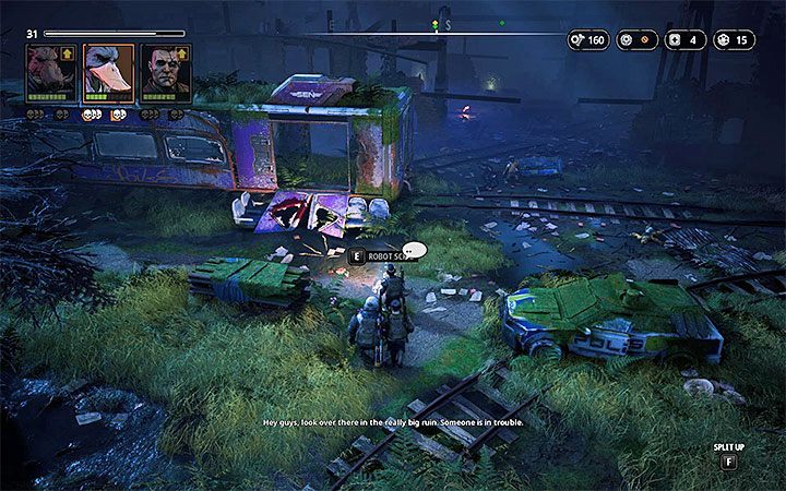 Farrow can join the party in Metal Fields - Party Members available in Mutant Year Zero Road to Eden - Basics - Mutant Year Zero Road to Eden Guide