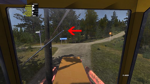 Go further and pass through a small bridge - Where to find wheels in My Summer Car? - FAQ - My Summer Car Guide
