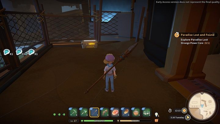 Not far away is also a chest with 3x Water - My Time at Sandrock: Paradise Lost and Found - walkthrough - Main missions - My Time at Sandrock Guide, Walkthrough