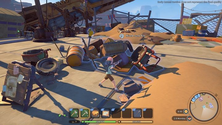 The last item needed to build a Crane Lift are Bearings - My Time at Sandrock: Picking Up the Slack - walkthrough - Main missions - My Time at Sandrock - Guide, Walkthrough
