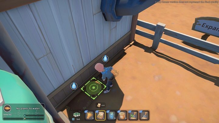 Then select the seeds and individually plant them in the plots - My Time at Sandrock: The Grass is Greener - walkthrough - Main missions - My Time at Sandrock Guide, Walkthrough