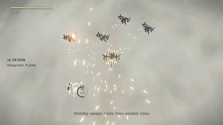 When you're in the air, the Flight Suit-wearing androids that will appear on screen - NieR Automata: Chapter 11, 2B and 9S - Route C, D - walkthrough - Route C and D - NieR Automata Guide