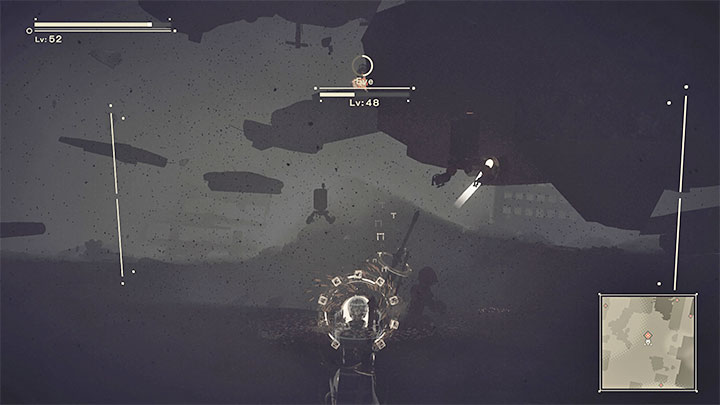 Just like in Route A, there will be an optional section during which you can reach Eve by jumping on platforms, though you won't be required to complete it this time, either - NieR Automata: Chapter 10, End B, Route B - walkthrough - Route B - NieR Automata Guide