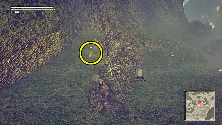 The area indicated by Pascal is located in Forest Zone and in this case, you can use fact travel - Nier Automata: Chapter 14, A2 - Route C, D - walkthrough - Route C & D - NieR Automata Guide