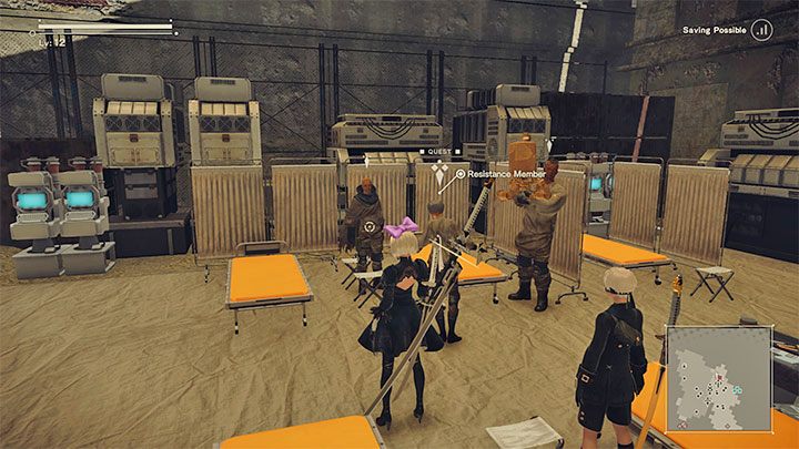Quest giver: Resistance Member (Resistance Camp) - NieR Automata: City Ruins - walkthrough, side quests - Side missions - NieR Automata Guide