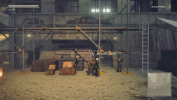 Quest giver: Resistance Member (Resistance Camp) - NieR Automata: City Ruins - walkthrough, side quests - Side missions - NieR Automata Guide
