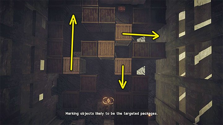 You'll find out about the problem with getting a package out of the warehouse, and you can offer your help - NieR Automata: City Ruins - walkthrough, side quests - Side missions - NieR Automata Guide