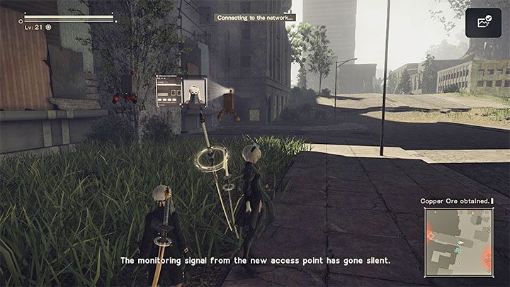 Quest giver: Operator 6O (City Ruins) - NieR Automata: City Ruins - walkthrough, side quests - Side missions - NieR Automata Guide