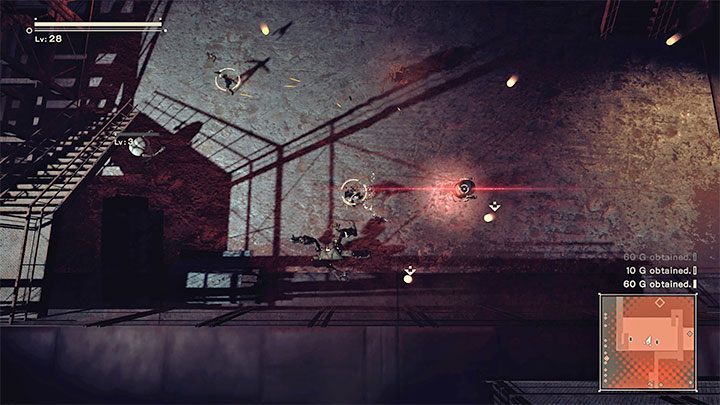 You must now begin a rather long exploration of the factory to find more chips - NieR Automata: City Ruins - walkthrough, side quests - Side missions - NieR Automata Guide