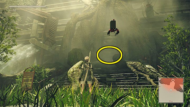 Although you will receive rewards, the quest won't end yet - NieR Automata: City Ruins - walkthrough, side quests - Side missions - NieR Automata Guide