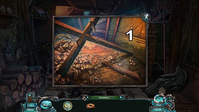 Go down the stairs and to the heap of rubble in front of you - Chapter 2: Boats Away | Walkthrough - Walkthrough - Nightmares from the Deep: The Sirens Call Game Guide & Walkthrough