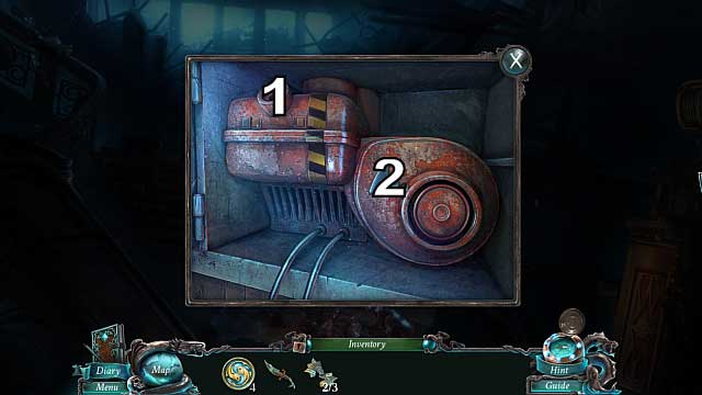 Go to Foyer and approach the fuse box - Chapter 5: The Shipwreck cemetery - Walkthrough - Nightmares from the Deep: The Sirens Call - Game Guide and Walkthrough