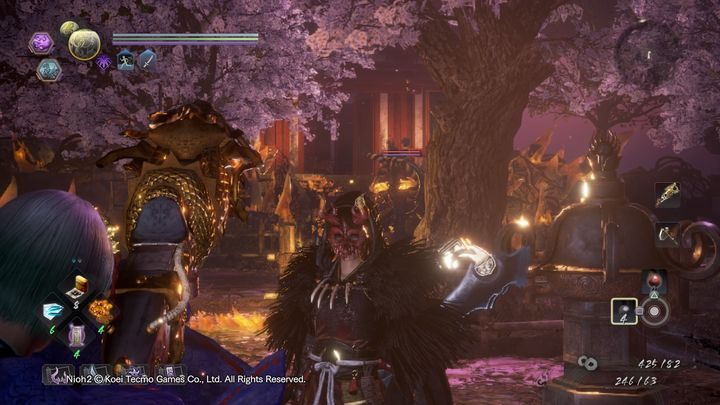 Remember that you have Mumyo who can help you - NiOh 2: Cherry Blossom Viewing in Daigo walkthrough - Main missions - NiOh 2 Guide