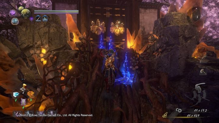 Before you start the boss fight, it is important to know that after defeating the first boss - Tokichiro in the final form, there will be a second boss fight with Kashin Koji - NiOh 2: Cherry Blossom Viewing in Daigo walkthrough - Main missions - NiOh 2 Guide