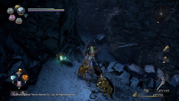 Going even lower, you will notice, among other things, a large Snowclops - NiOh 2: The Mausoleum of Evil walkthrough - Main missions - NiOh 2 Guide