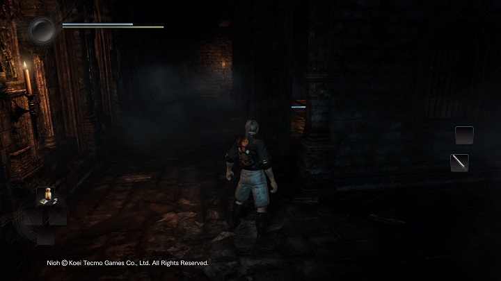 The way forward leads us to the room shown on the screenshot - The Man with the Guardian Spirit | Main missions - Main missions - NiOh Game Guide