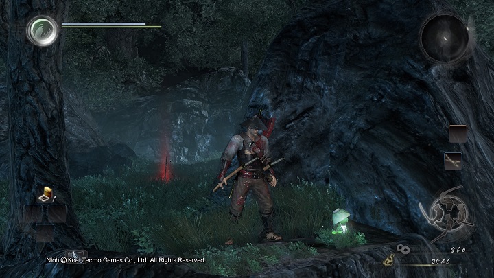 Take your time to defeat them, as the same ledge is a home to a Kodama spirit - Isle of Demons part 1 | Main missions - Main missions - NiOh Game Guide