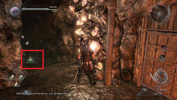 Open the area below - The Silver Mine Writhes | Main missions - Main missions - NiOh Game Guide