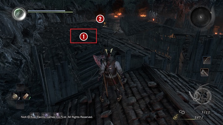 When you get to the rooftop get close to the archer and eliminate him - Isle of Demons part 2 | Main missions - Main missions - NiOh Game Guide