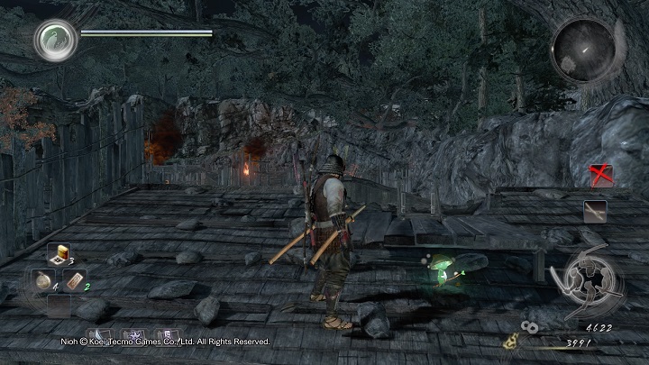 What is important is that behind the ladder, under the small wooden platform there is a Kodama - Isle of Demons part 2 | Main missions - Main missions - NiOh Game Guide